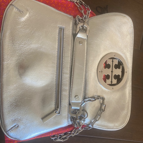 Tory Burch Silver Purse - Picture 4 of 5